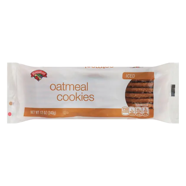 Iced Oatmeal Cookies