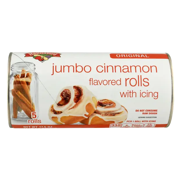 Jumbo Cinnamon Rolls with Icing - 5 ct