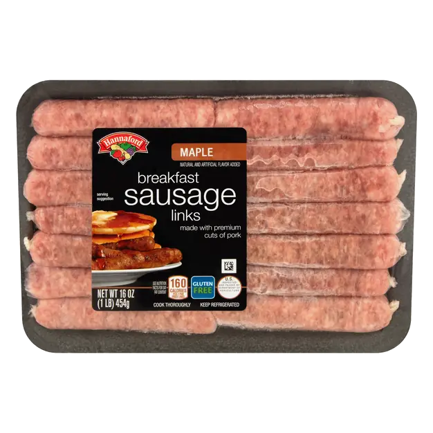 Maple Pork Breakfast Sausage Links - 14 ct