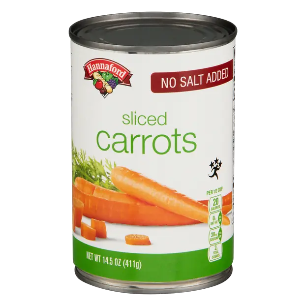 No Salt Added Sliced Cut Carrots