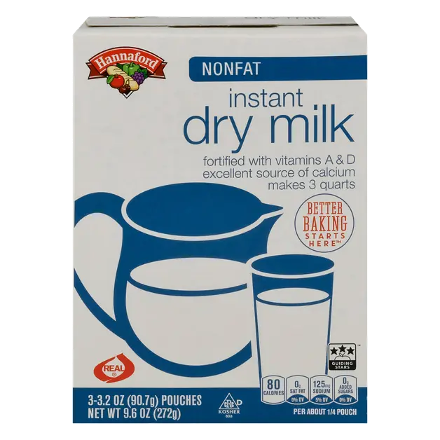 Non Fat Instant Dry Milk - 3 ct