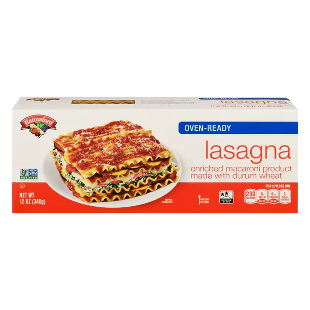 Oven Ready Lasagna Pasta