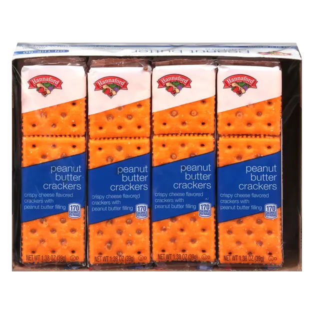 Peanut Butter & Cheese Sandwich Crackers - 8 ct