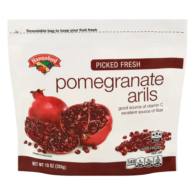 Picked Fresh Pomegranate Arils Frozen