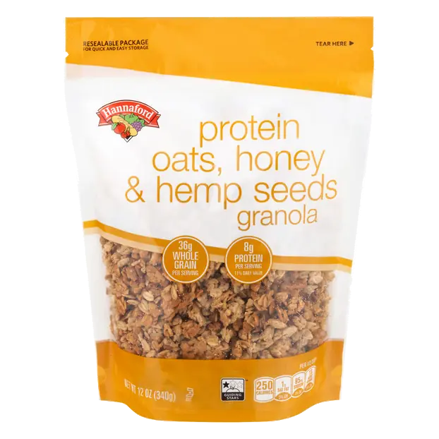 Protein Oats Honey & Hemp Seeds Granola