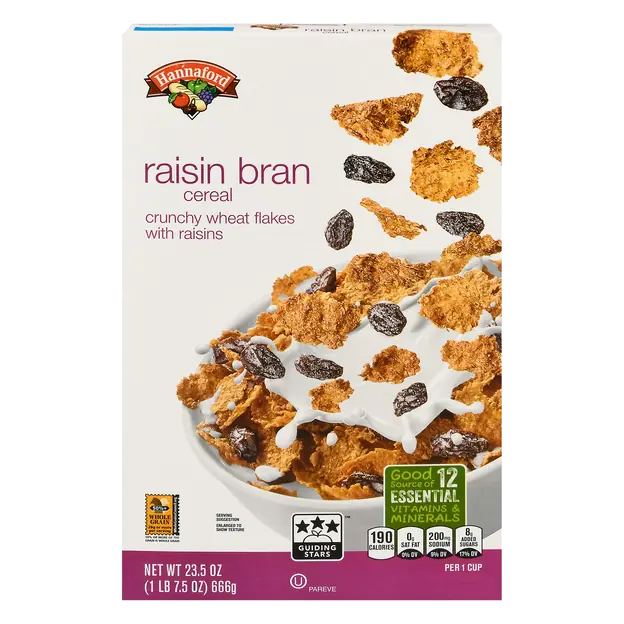 Raisin Bran Wheat Flakes Cereal