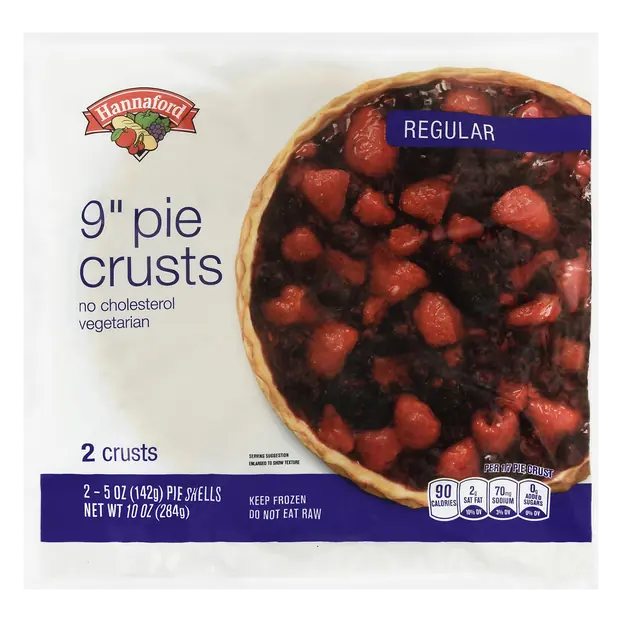 Regular Pie Crusts 9 Inch - 2 ct Frozen