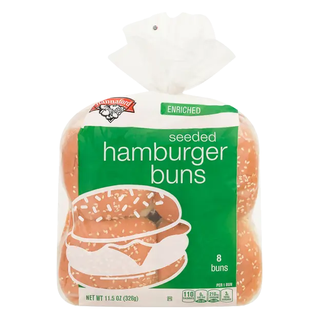 Seeded Hamburger Buns - 8 ct