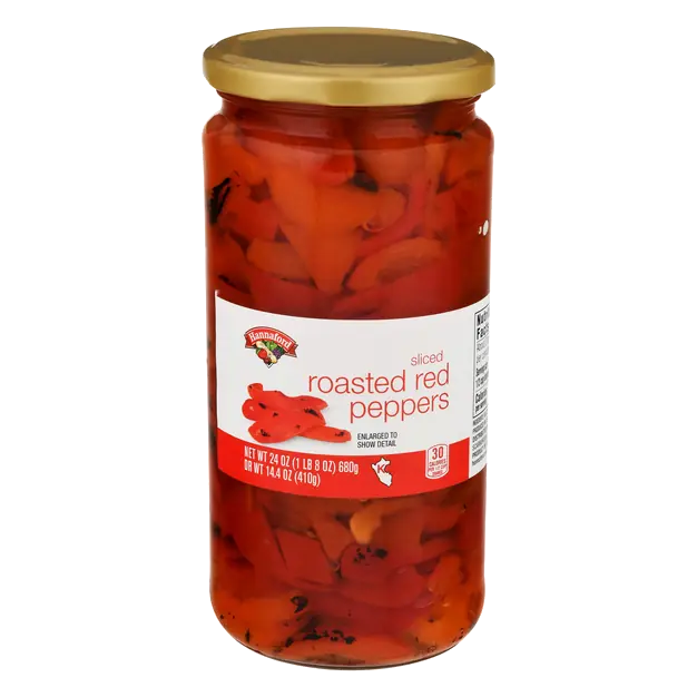 Sliced Roasted Red Peppers