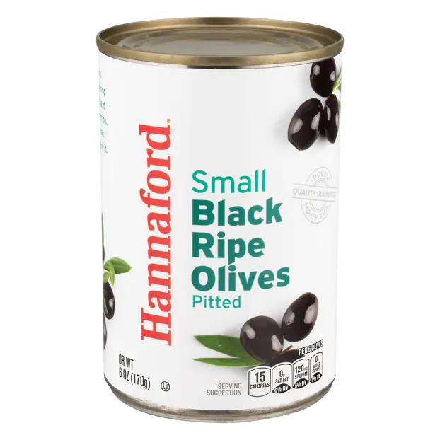 Small Pitted Black Olives
