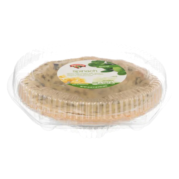Spinach Quiche Heat & Serve