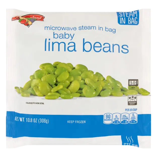 Steam In Bag Baby Lima Beans Frozen