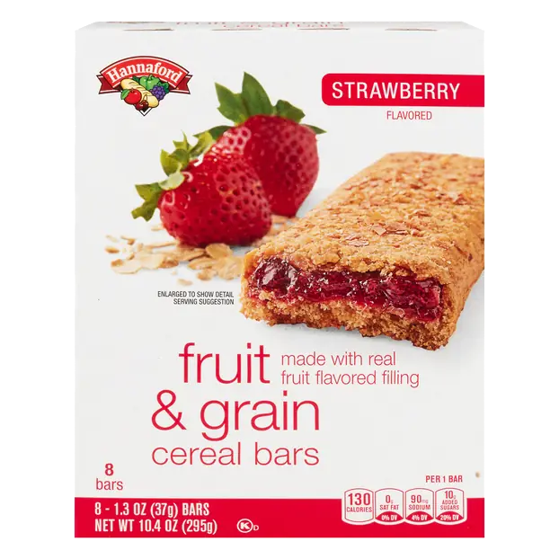 Strawberry Fruit & Grain Cereal Bars - 8 ct