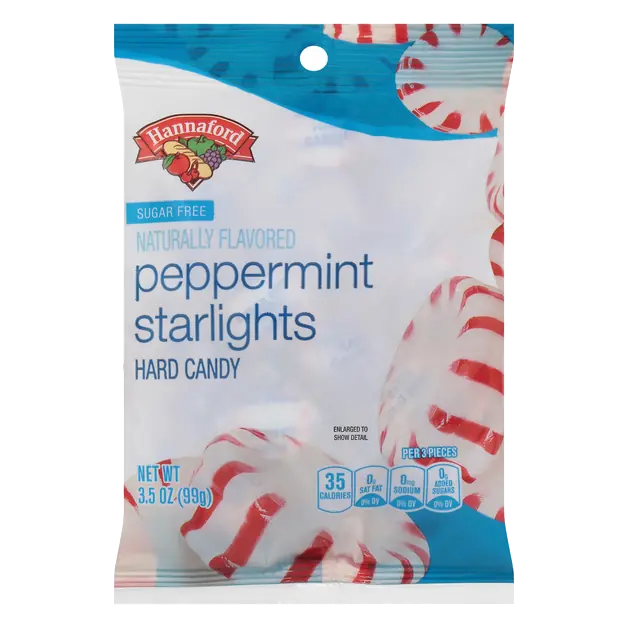 Sugar Free Peppermint Starlights Hard Candy