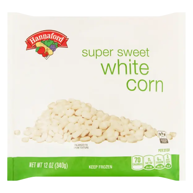 Super Sweet White Corn Frozen
