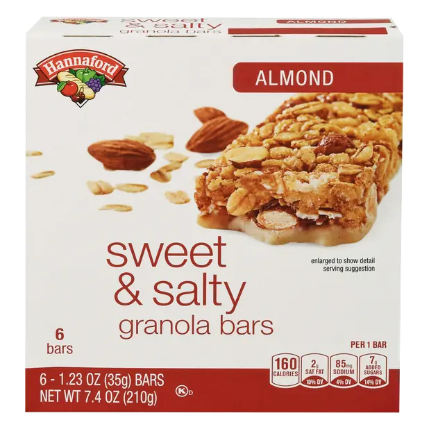 Sweet & Salty Almond Granola Bars - 6 ct
