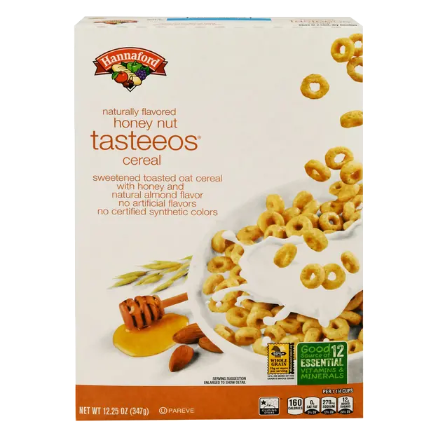 Tasteeos Honey Nut Toasted Oats Cereal