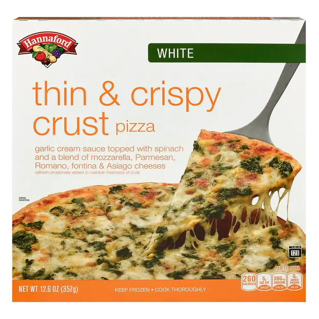 Thin & Crispy Crust White Pizza Frozen