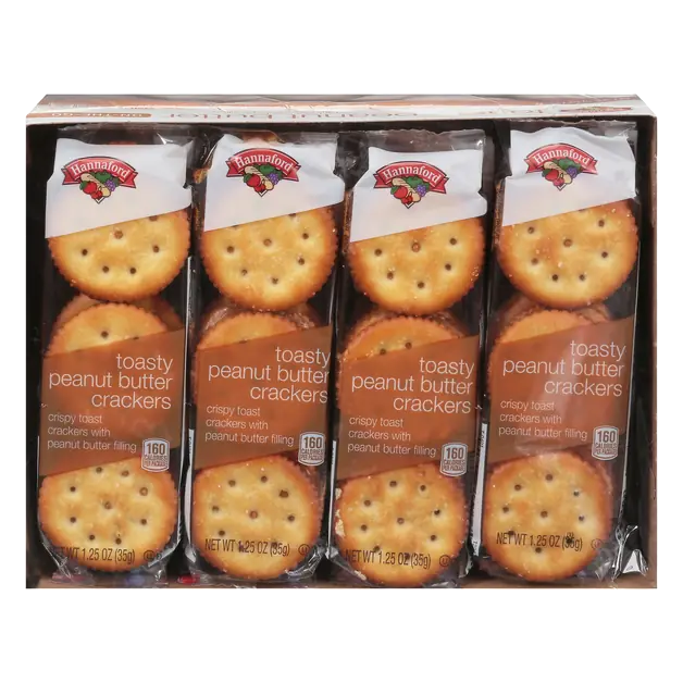 Toasty Peanut Butter Sandwich Crackers - 8 ct