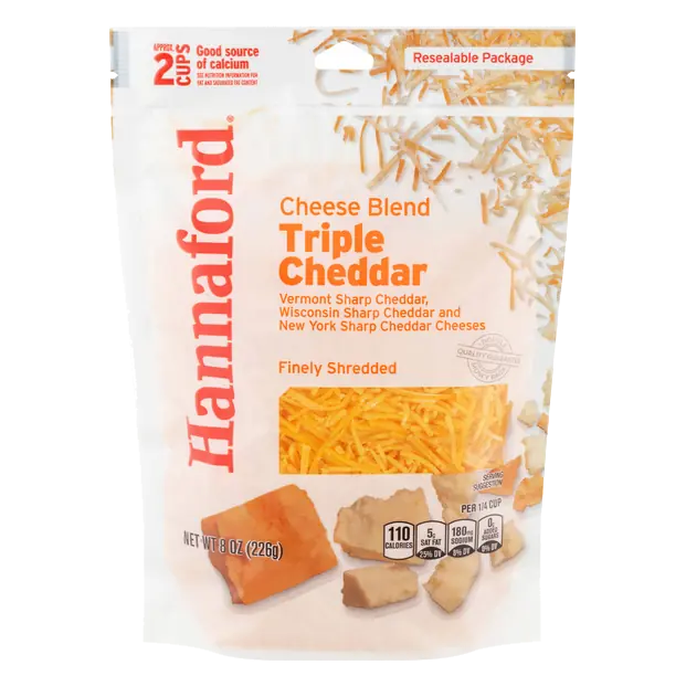 Triple Cheddar Finely Shredded Cheese Blend