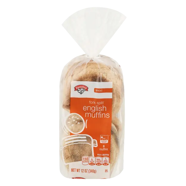 Wheat Fork Split English Muffins - 6 ct