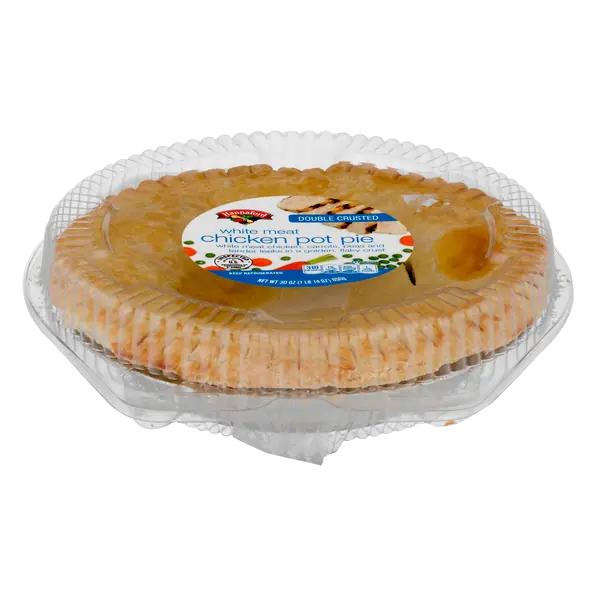 White Meat Chicken Pot Pie Double Crusted