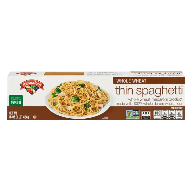 Whole Grain Whole Wheat Thin Spaghetti Pasta