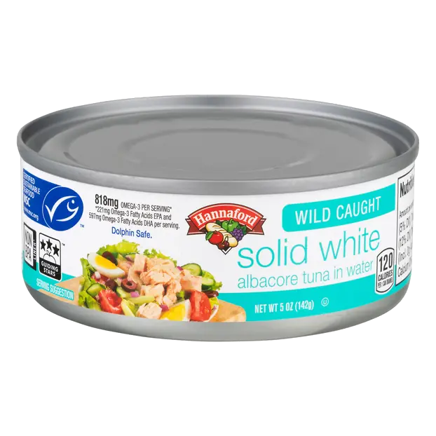 Wild Caught Solid White Albacore Tuna in Water
