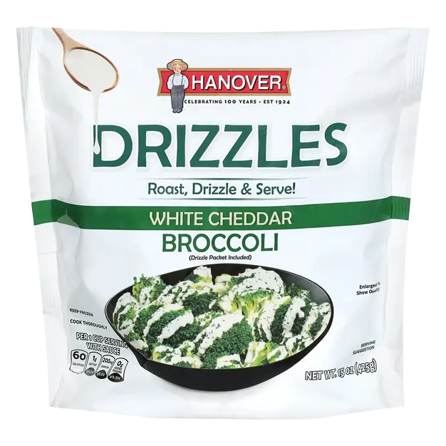 Drizzles White Cheddar Broccoli Frozen