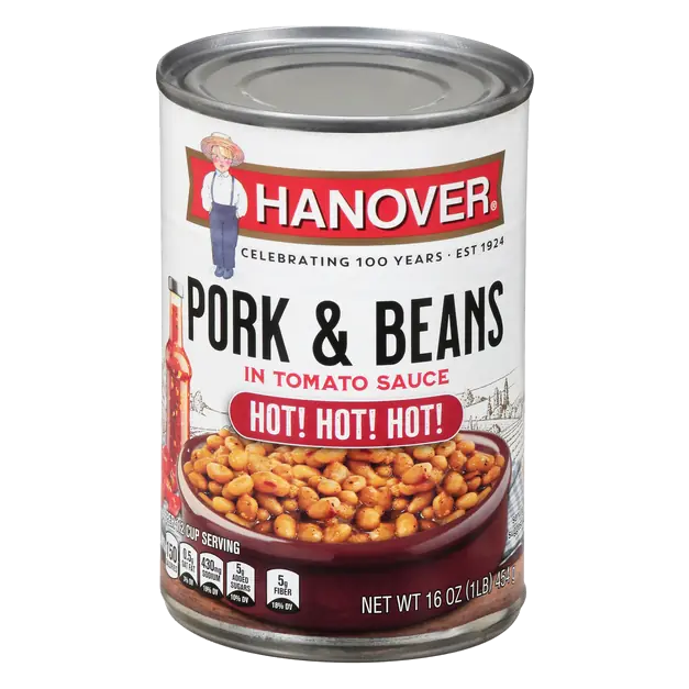Hot! Hot! Hot! Pork & Beans in Tomato Sauce