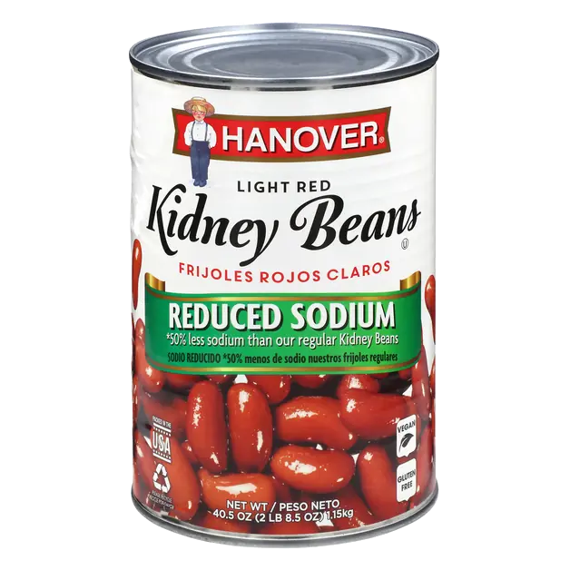 Reduced Sodium Light Red Redskin Kidney Beans