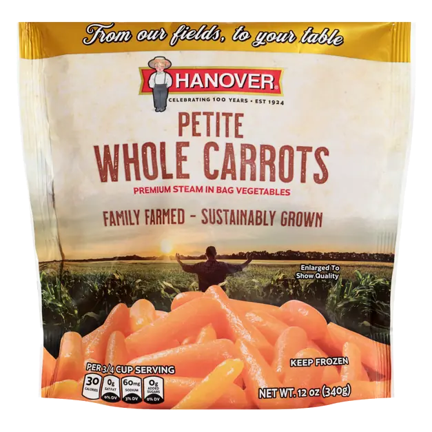 The Gold Line Steam-in-Bag Petite Whole Carrots Frozen