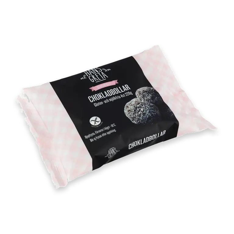 Chokladbollar Glutenfri Fryst 220g Hans&Greta