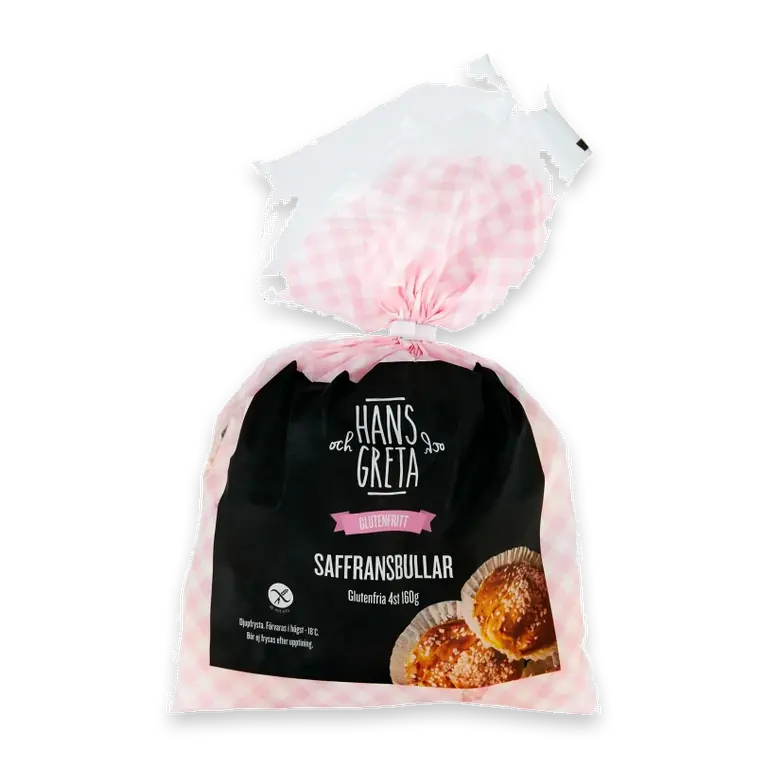 Saffransbullar Glutenfri 160g Hans och Greta