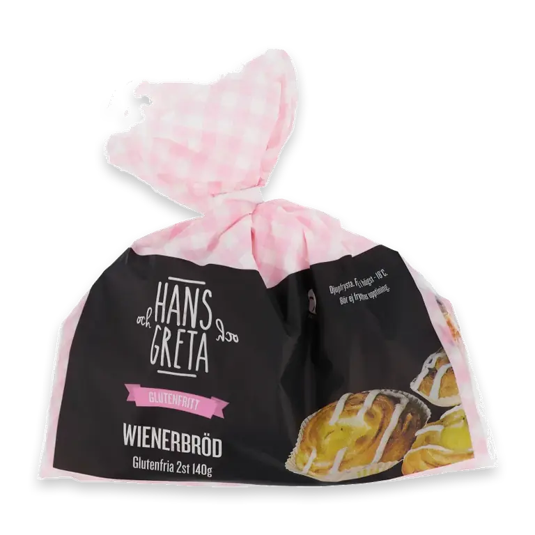 Wienerbröd Glutenfri Fryst 140g Hans & Greta