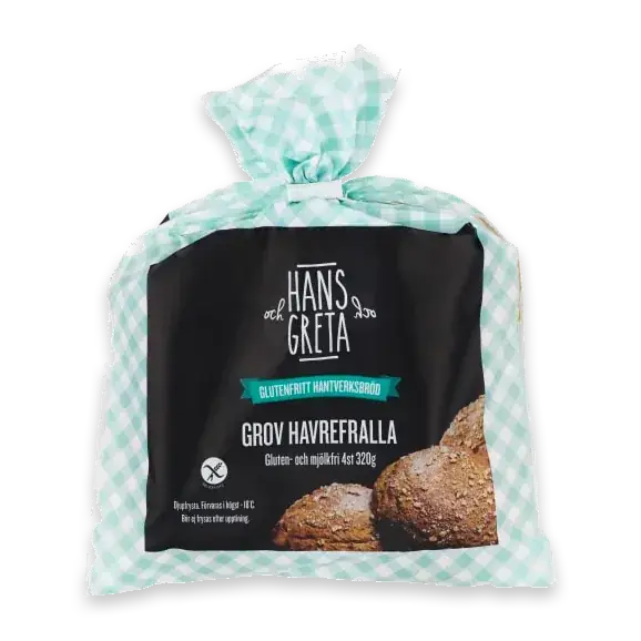 Havrefralla Grov Glutenfri Frysta/4-pack