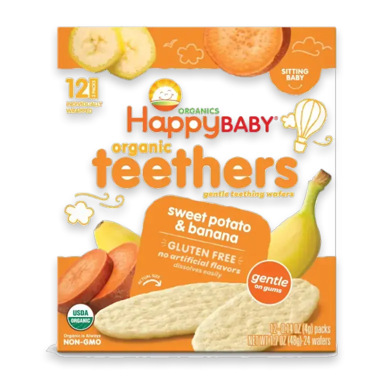 Organics Teethers Sweet Potato & Banana Organic Baby Snack Box