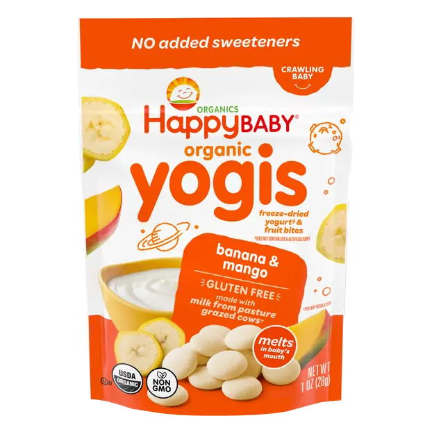 Organics Yogis Banana & Mango Yogurt & Fruit Snacks