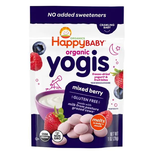 Organics Yogis Mixed Berry Yogurt & Fruit Snacks