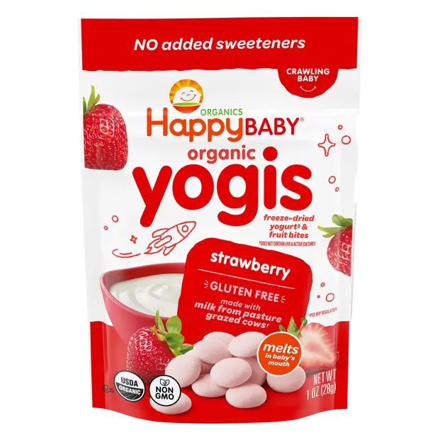 Organics Yogis Strawberry Yogurt & Fruit Snacks