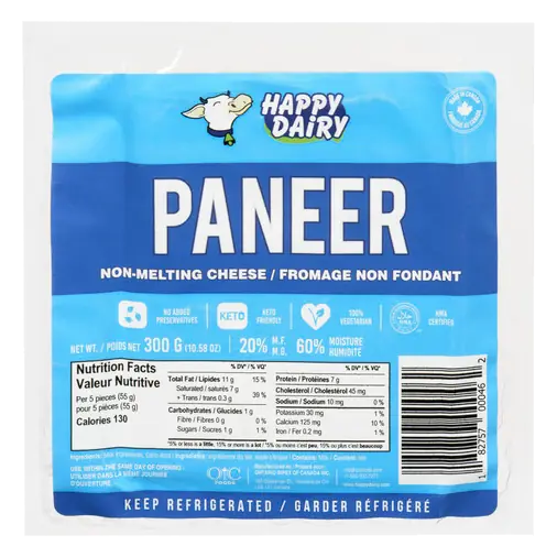 20% Cheese Paneer Non Melting 300 g