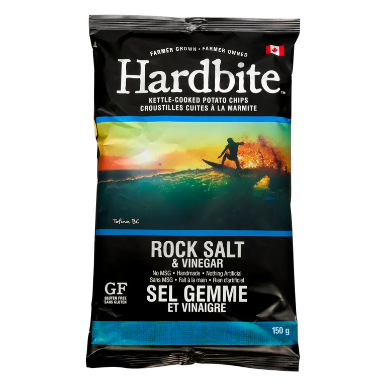 Gluten-Free Potato Chips Rock Salt & Vinegar 150 g