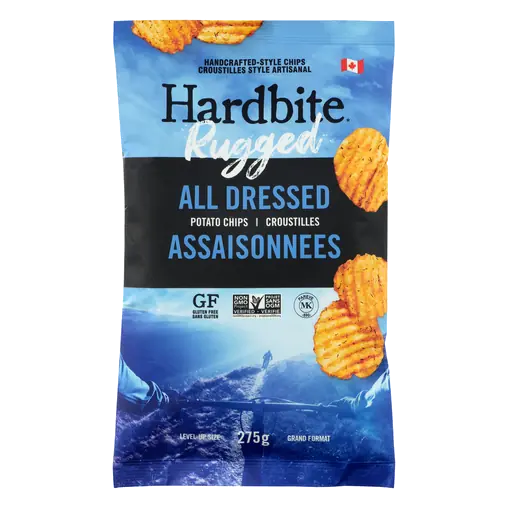 Gluten-Free Rugged Potato Chips All Dressed 275 g