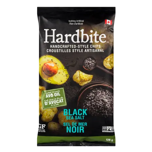 Gluten-Free Potato Chips Black Sea Salt Cooked With Avocado Oil 128 g