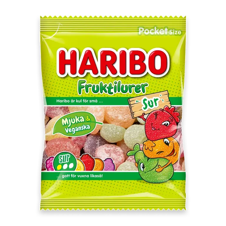 Fruktilurer Sur 75g