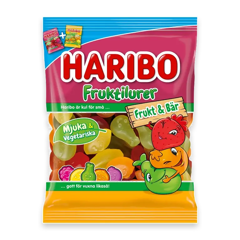 Godis Fruktilurer Frukt & Bär 80g