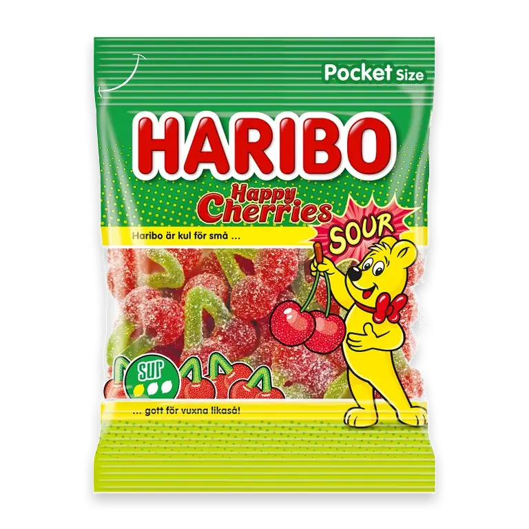 Godis Happy Cherries Sour 75g