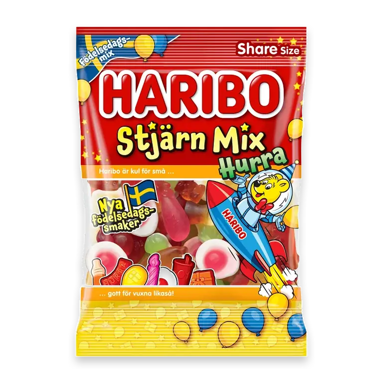 Godispåse StjärnMix Hurra 170g