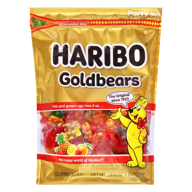 Goldbears Gummi Bears Candy Party Size