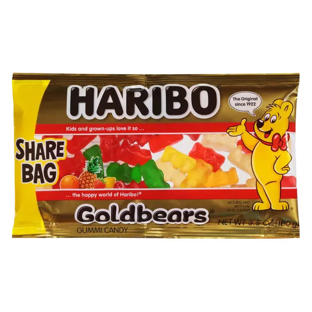 Goldbears Gummi Bears Candy Share Bag